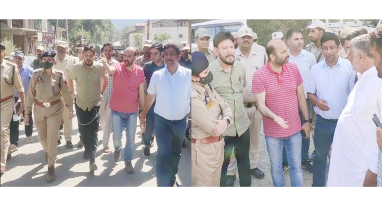 DC, SSP inspect traffic regulation on Ramban- Banihal stretch of NHW