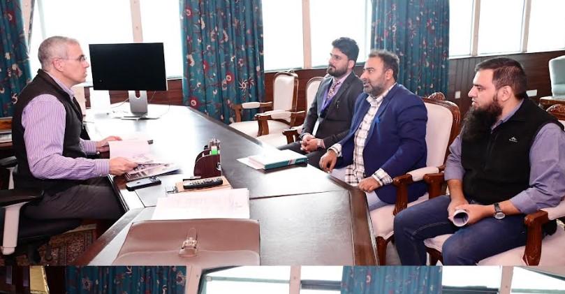 Chief Minister Omar Abdullah meets delegations, individuals at Civil Secretariat