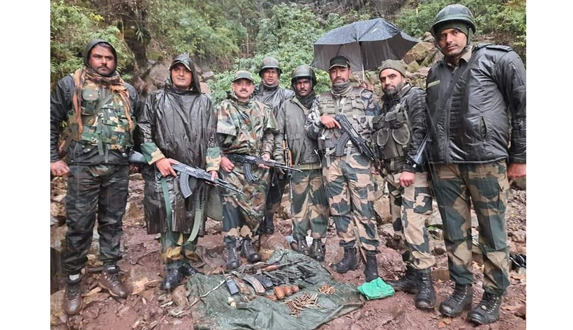 Militant hideout busted in J-K, three Chinese pistols among arms recovered
