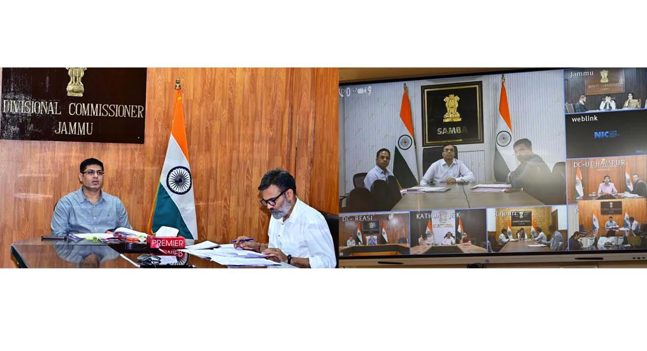 Div Com Jammu reviews progress on conferment of ownership rights to DPs, WPRs