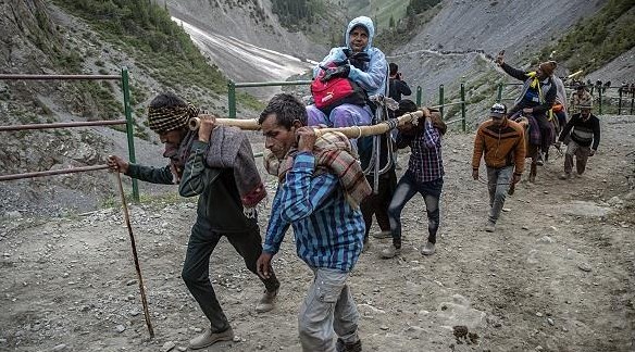 1,602 Pilgrims Left For Amarnath Cave Shrine From Jammu