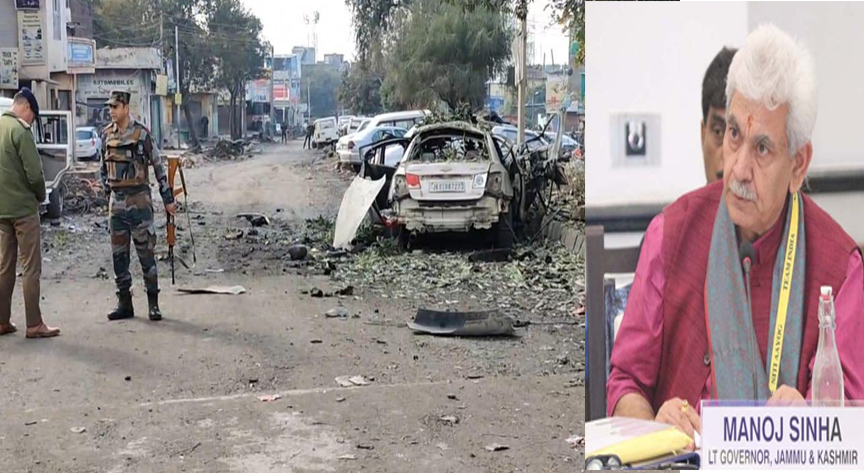 LG Sinha strongly condemns blasts in Narwal, Jammu; announces relief of Rs. 50,000 to injured in the incident