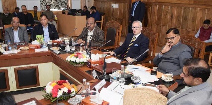 CM Omar Abdullah reviews developmental progress, implementation of government schemes in Anantnag
