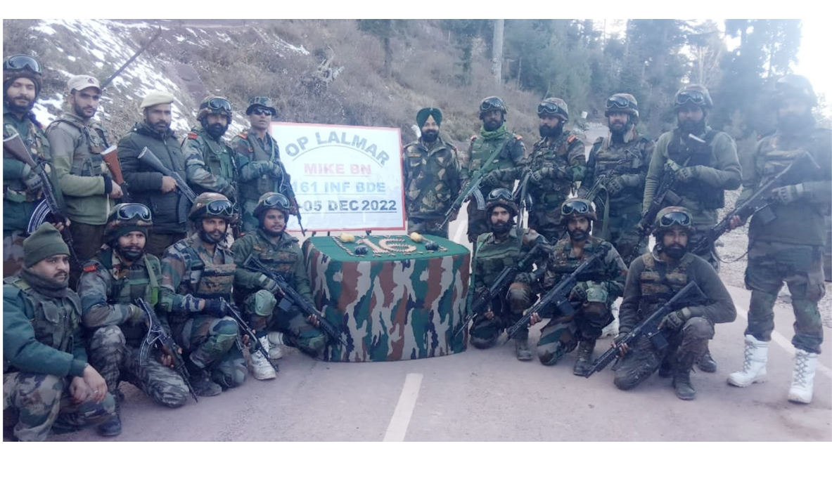 IED material, 8 Chinese grenades found during search operation in J&K
