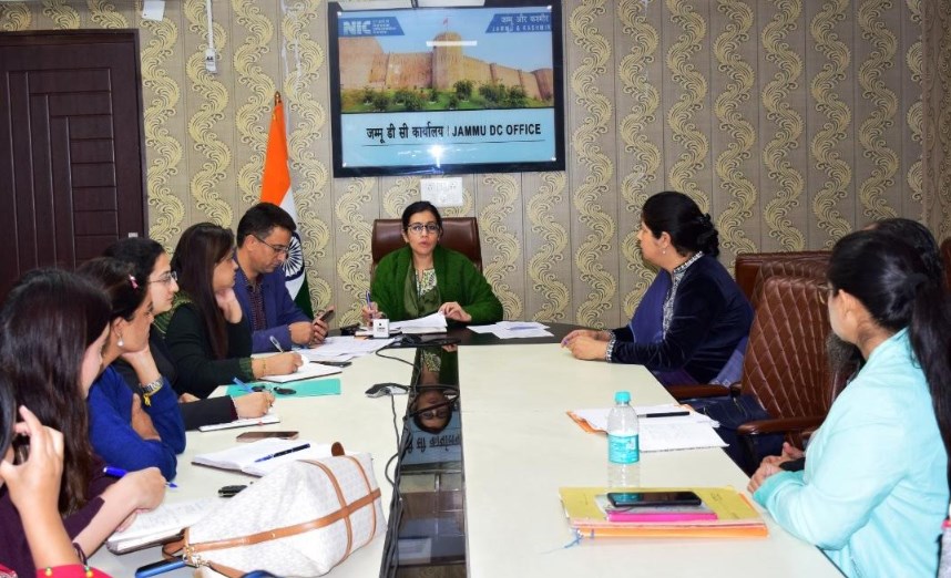 DC Jammu reviews implementation of SBM (G), revenue matters, services