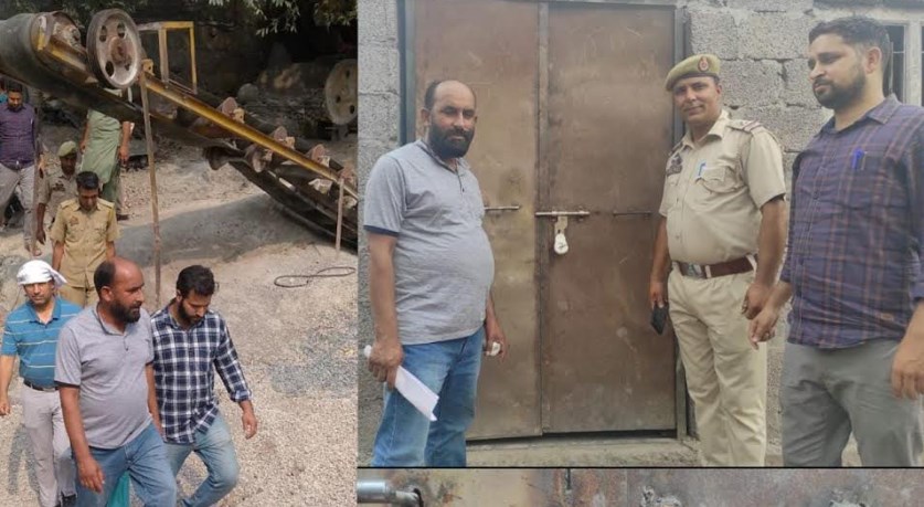 Poonch Administration goes tough against illegal Stone Crushers