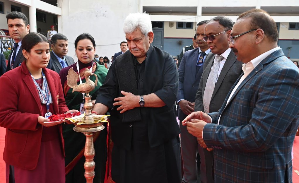 Lt Governor inaugurates Digital Skill Development programme for the wards of JKP Martyrs to generate sustainable livelihood