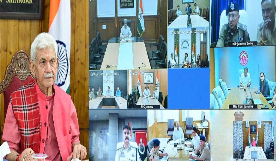 Lieutenant Governor Chairs Preparatory Meeting Ahead of Hon’ble Prime Minister Shri Narendra Modi’s visit to Katra