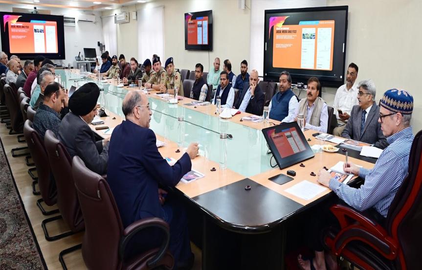 CM Omar Abdullah reviews preparations for Kashmir Marathon