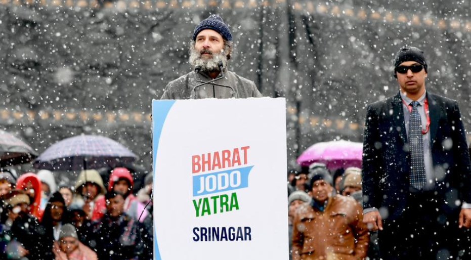 “No BJP leader can walk in J&K as they are scared”: Rahul Gandhi claims in Srinagar