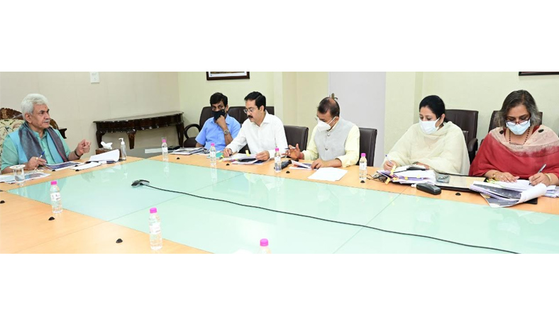 Lt Governor  Manoj Sinha reviews functioning of Industries and Commerce department