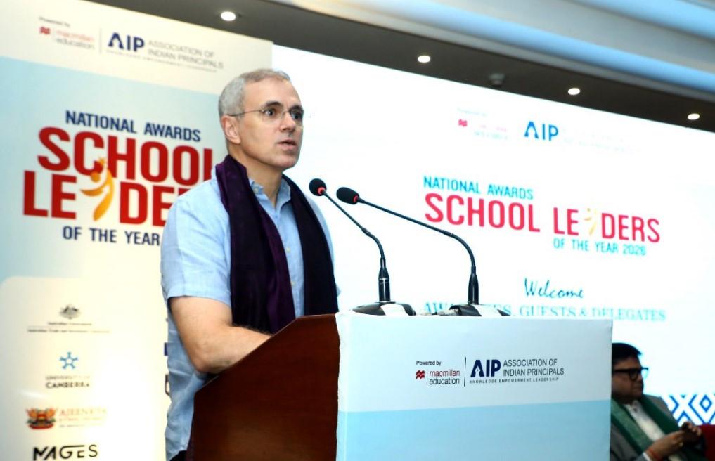CM Omar Addresses School Leader of the Year 2026 Summit & Awards in New Delhi, Emphasises Future-Ready Education
