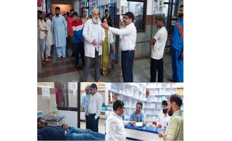 DC Poonch suspends 2 absentee employees during surprise inspection of Raja Sukhdev Singh District Hospital