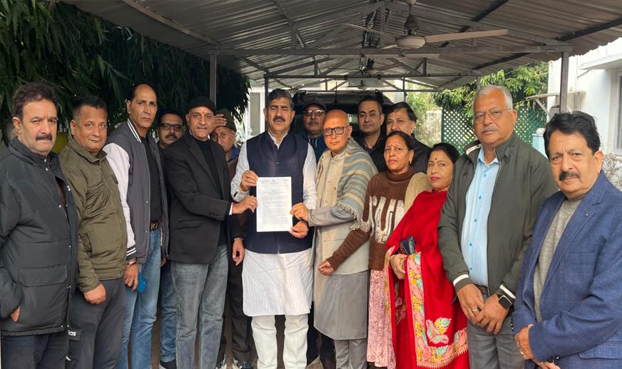 Former Mayor and Ex-Councillors Calls on MP Jugal Kishore Sharma