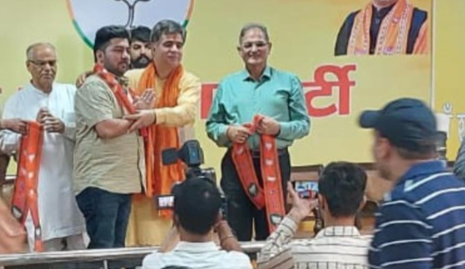 President Trikuta Nagar Traders Federation Abhinav Anand joins BJP