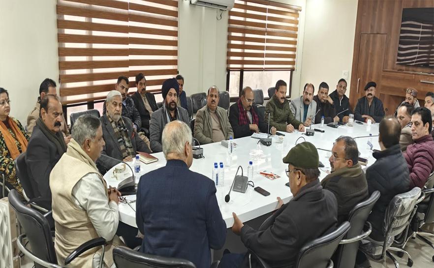 Sat Sharma asks BJP MLAs to aggressively raise public issues in Assembly, strengthen public connect