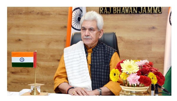 LG Manoj Sinha greets people on New Year’s Eve