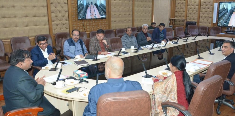 Pr. Secy H&UDD reviews progress on implementation of Deliverables of PM Gati-Shakti JK Master Plan