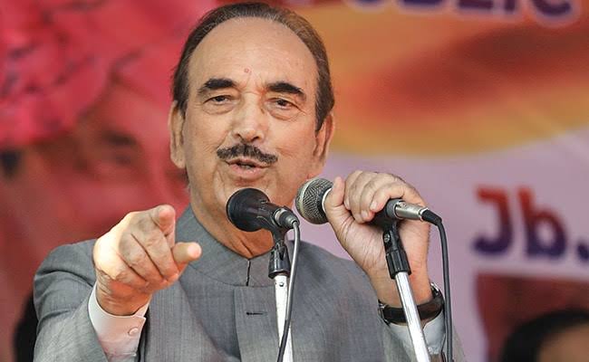 Ghulam Nabi Azad resigns from the post of Chairman JKPCC Campaign committee