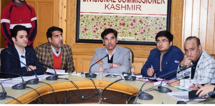 G20 Summit: Div Com Kashmir chairs high level meeting; takes holistic review of Developmental works