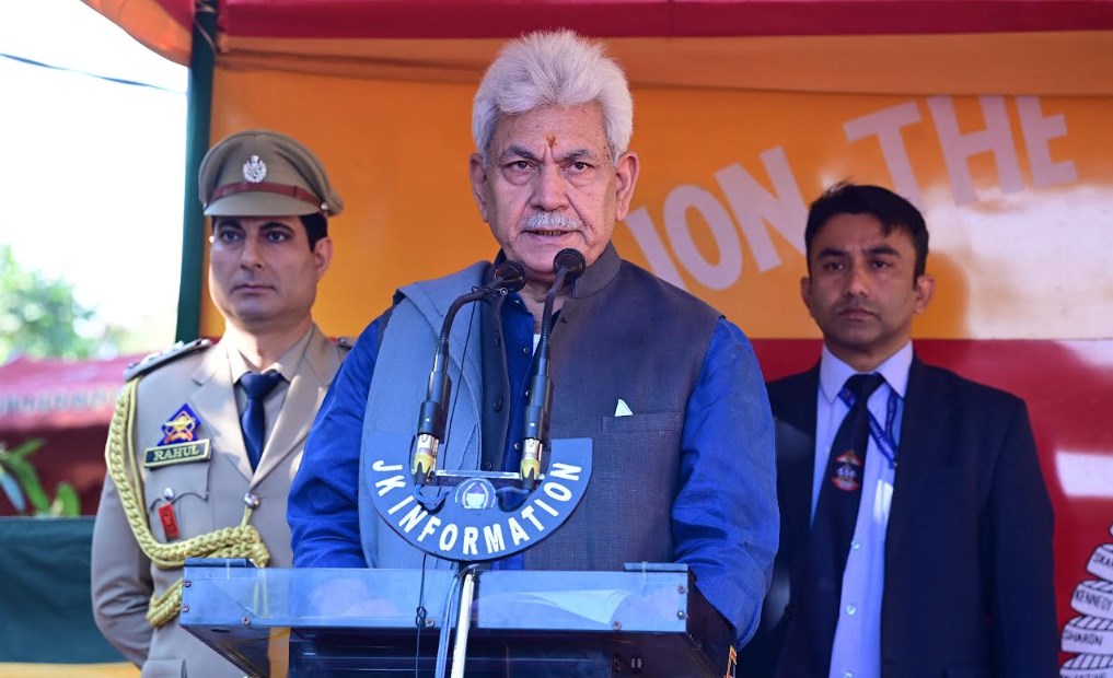 Jammu Kashmir marching into its golden age with core value of people-first and ideas and ideals of forefathers: LG Manoj Sinha