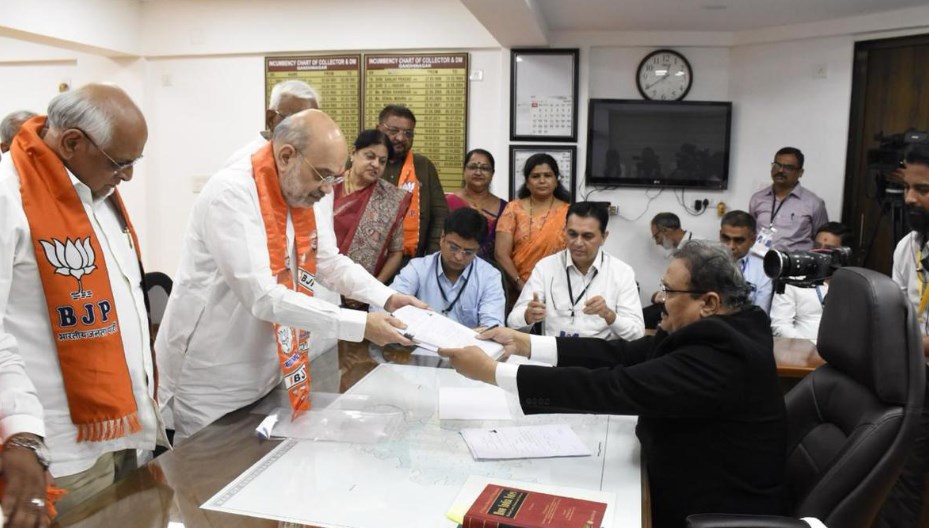 Lok Sabha polls: Amit Shah files nomination from Gandhinagar seat