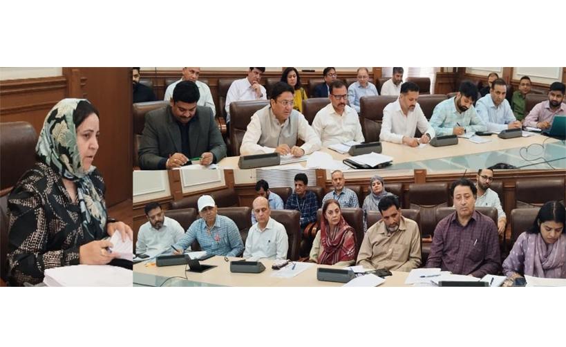 Sakeena Itoo reviews performance, functioning of JKMSCL
