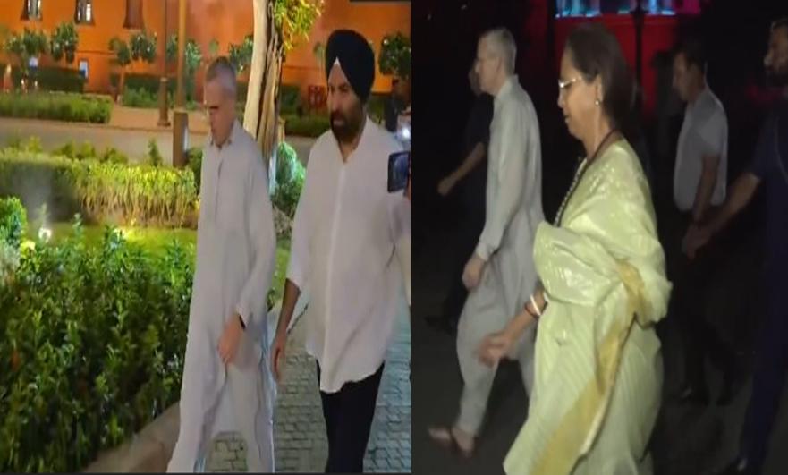J&K CM Omar Abdullah Joins INDIA Bloc MPs on Visit to Rashtrapati Bhavan