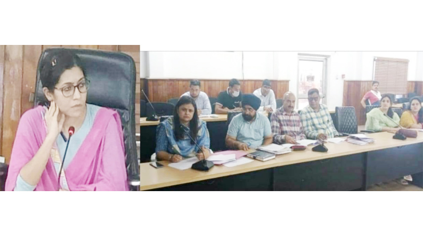 DC Jammu reviews progress of Capex budget, MGNREGA, SBM works