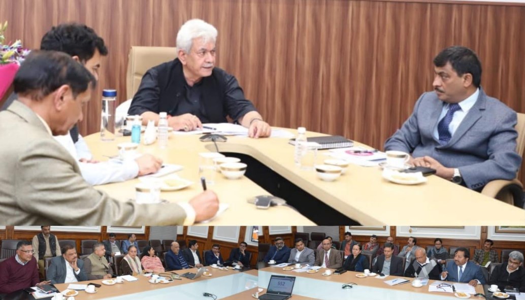 Lt Governor Chairs Review Meeting of ongoing Public outreach programme in urban local bodies, My Town My Pride’