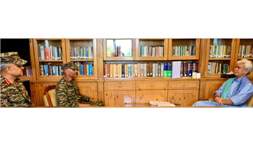 Northern Army Commander calls on LG Sinha