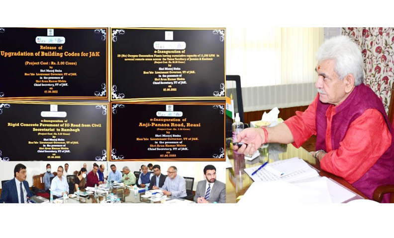 Lt Governor inaugurates nine projects of Jhelum & Tawi Flood Recovery Project (JTFRP)