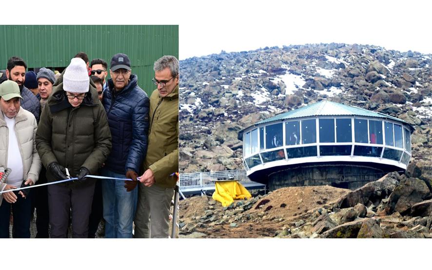 CM Omar Abdullah dedicates Asia’s longest ski drag lift; inaugurates, lays foundation of ₹17 crore tourism projects at Gulmarg