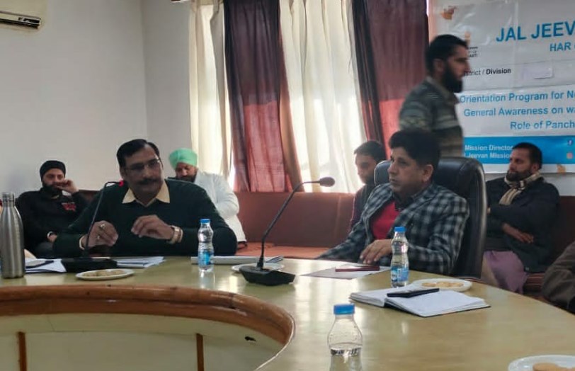 Jal Jeevan Mission orientation program held at Poonch 