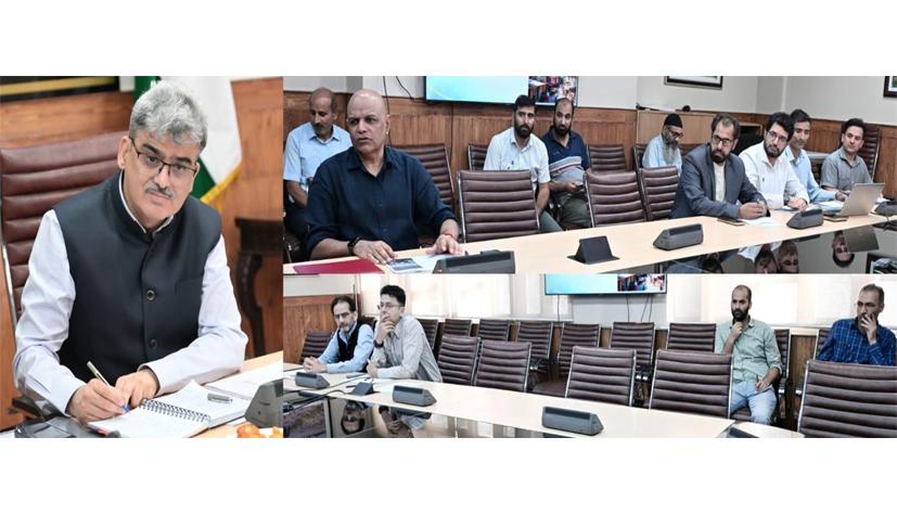 CS for framing effective action plan to implement VVP in J&K