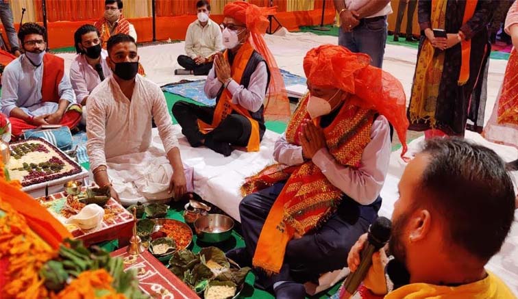 Annual Navratra Festival begins at Katra  Dr Jitendra Singh, Advisor Sharma inaugurate the religious carnival