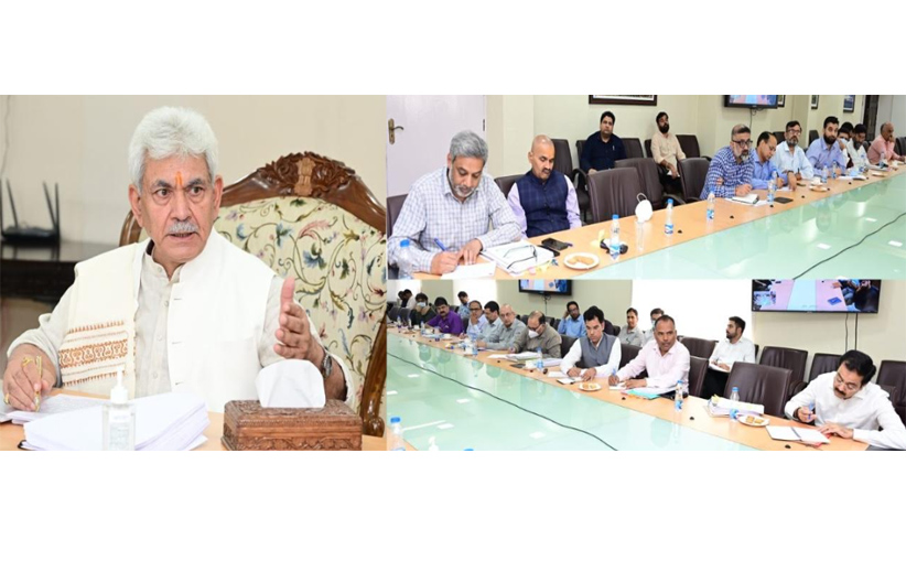 Lt Governor chairs high level meeting to review functioning of Revenue Department
