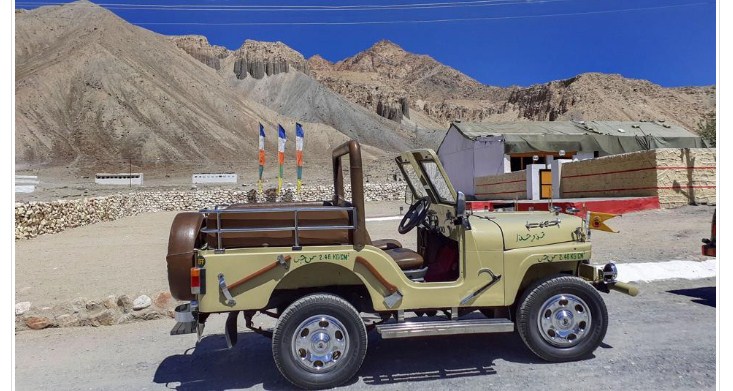 Jeep captured from Pak in 1971 stands as ‘war trophy’ in Army camp near Leh
