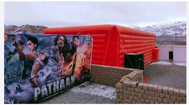 Shah Rukh Khan’s ‘Pathaan’ to be screened at Ladakh’s mobile theatre