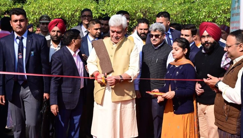 Lt Governor inaugurates Kisan Mela organised by SKUAST-Jammu