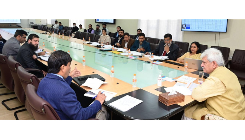 Lt Governor reviews status of projects & schemes of Rural Development Department