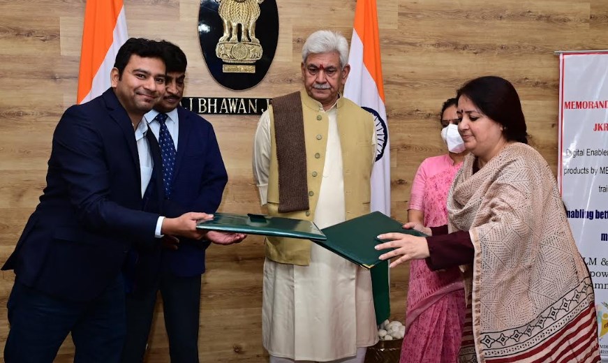 JKRLM signs MoU with Meesho for the empowerment of 1800 SHGs’ members in the UT