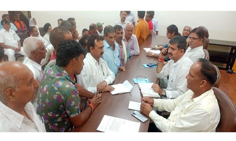 MP Jugal Kishore Sharma, others listen public grievances