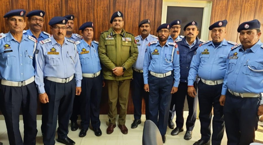 Traffic Police Rural Jammu organise piping ceremony for promoted officers
