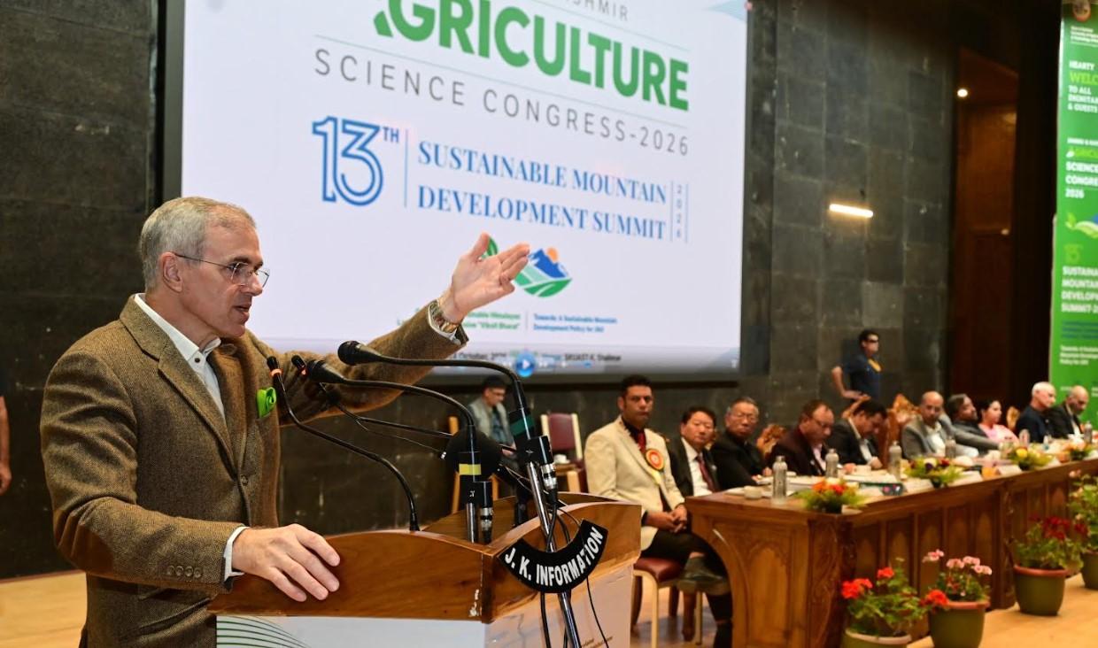 CM Omar Abdullah calls for practical, actionable roadmap for sustainable mountain development