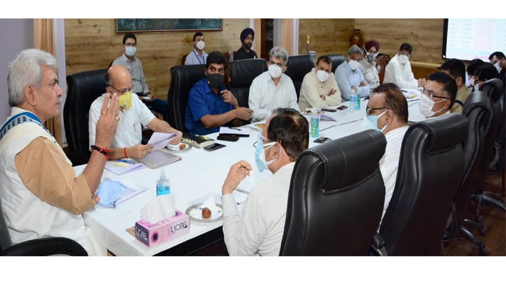 Lt Governor reviews Covid-19 situation in J&K