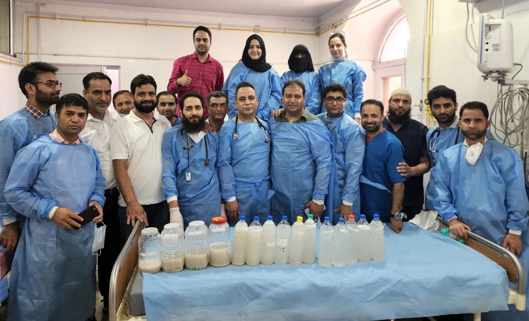 Whole Lung Lavage performed first time in J&K for treatment of a rare Lung-disease