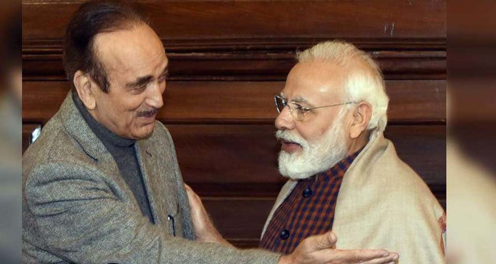 Ghulam Nabi Azad praises Modi, says 'proud of leaders like our PM'