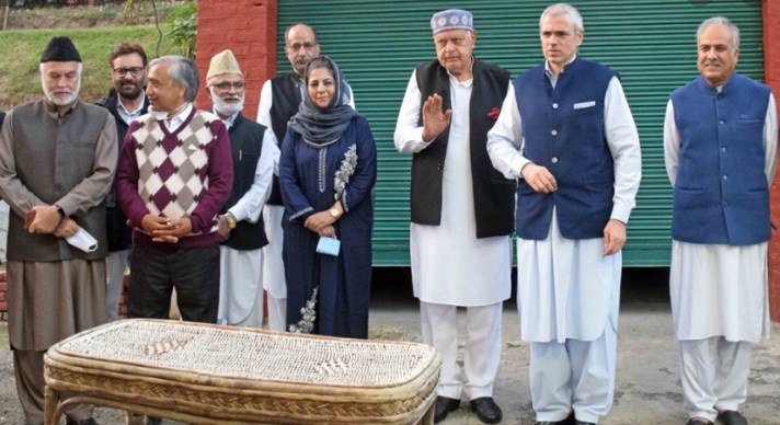 J&K’s major political parties formalise alliance to fight for restoration of Article 370