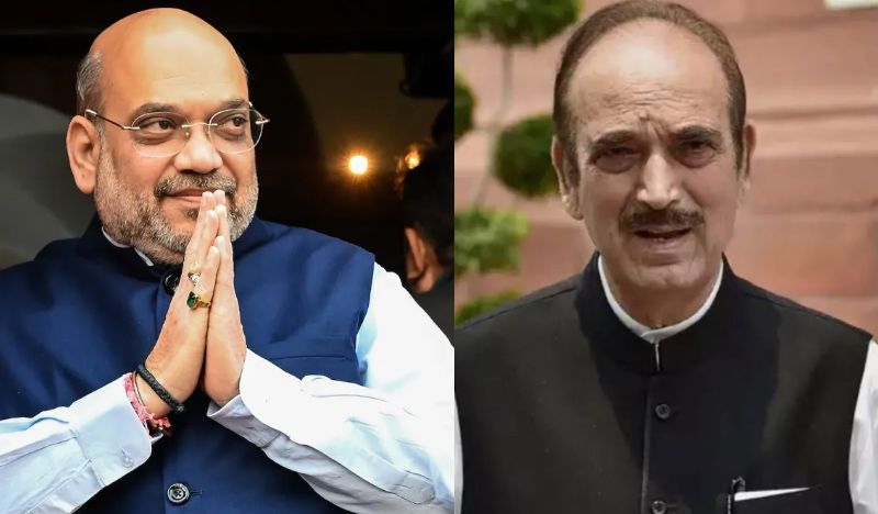 Ghulam Nabi Azad took-up the eviction of land issue with Union Home Minister Amit Shah